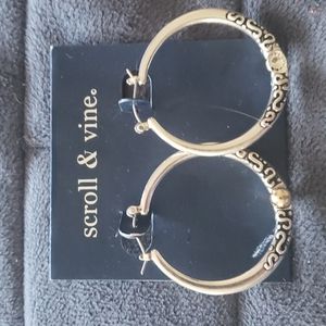 Scroll and Vine earrings